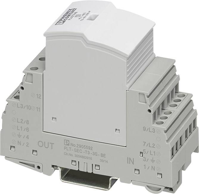 Dispositif antisurtension Phoenix Contact PLT-SEC-T3-3S-230-FM 2905230 3 kA