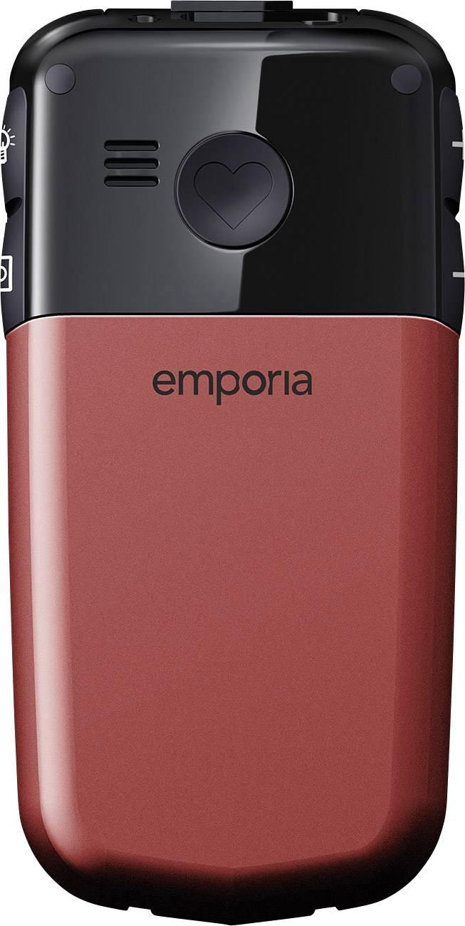 Téléphone portable à clapet pour séniors Emporia Glam avec station de charge, Touche SOS rouge-7