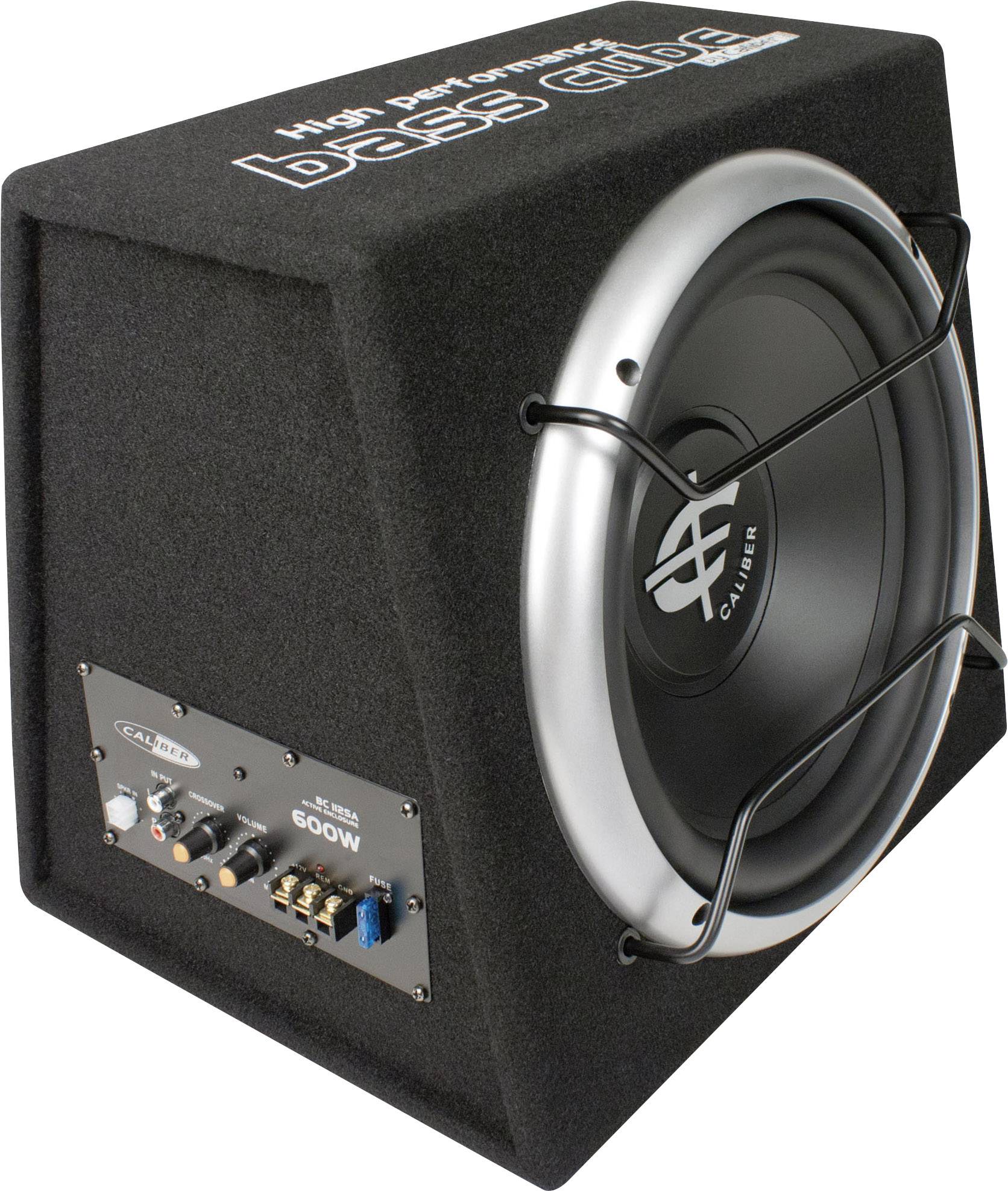 Subwoofer actif pour auto 600 W Caliber Audio Technology BC112SA