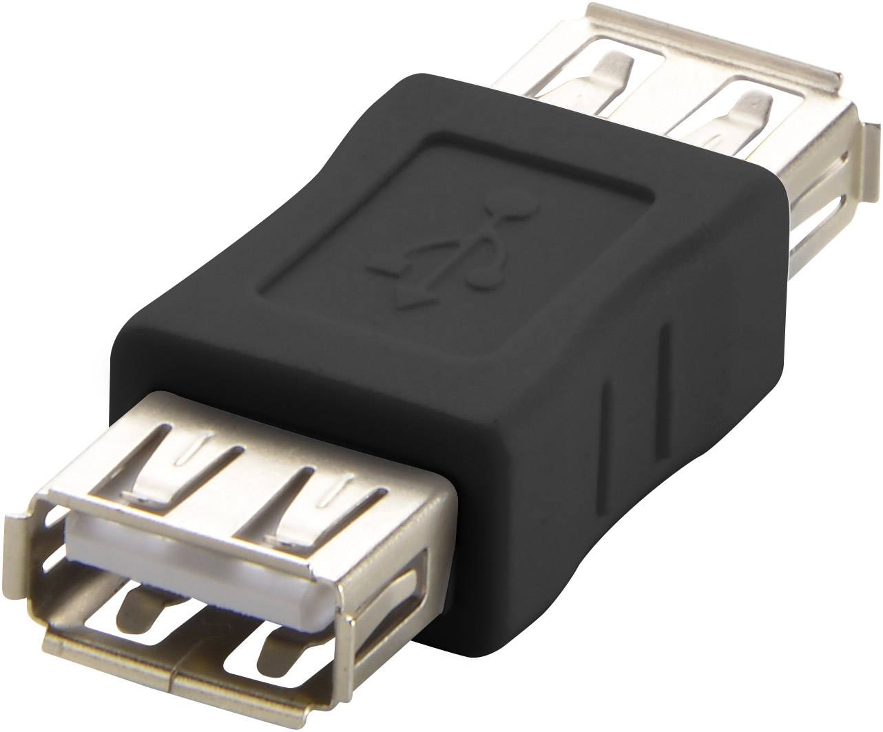 Adaptateur USB 2.0 Renkforce rf-usba-04 - [1x USB 2.0 type A femelle - 1x USB 2.0 type A femelle] - noir