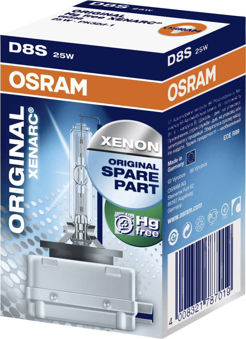 1 Ampoule Xénon auto Osram XENARC® ORIGINAL D8S 66548-0