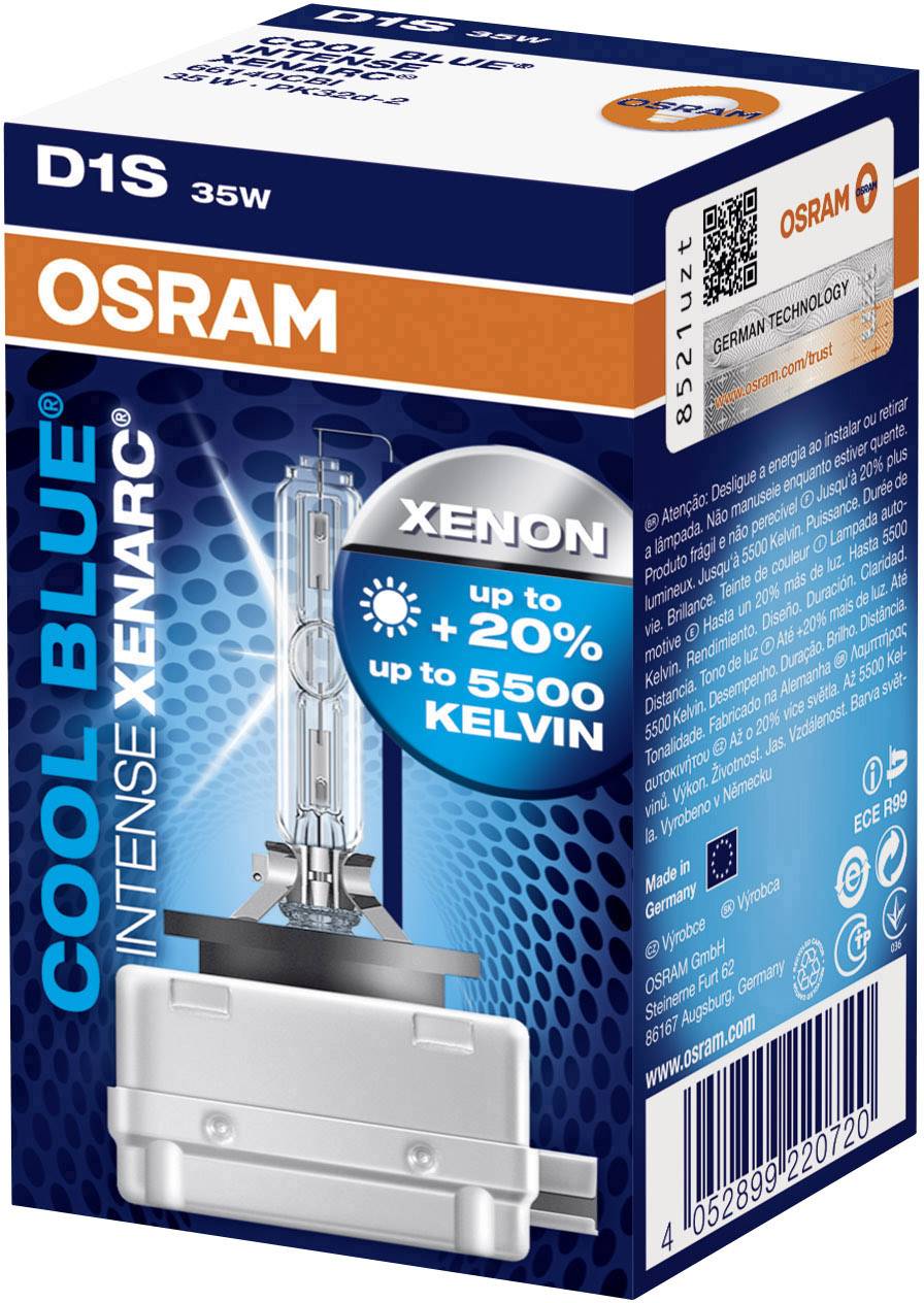Ampoule xénon Osram Auto 66140CBI Xenarc D1S 35 W 1 pc(s) Conrad.fr
