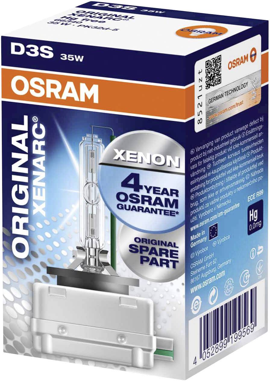 1 Ampoule Xénon auto Osram XENARC® ORIGINAL D3S 66340-1