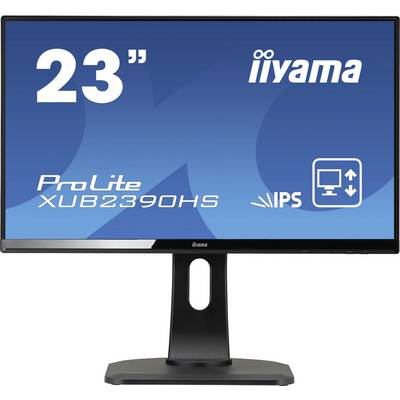 Moniteur LED Iiyama ProLite XUB2390HS-B1 CEE E (A - G) 58.4 cm 23 pouces 1920 x 1080 pixels 16:9 5 ms DVI, HDMI™, VGA AH-0