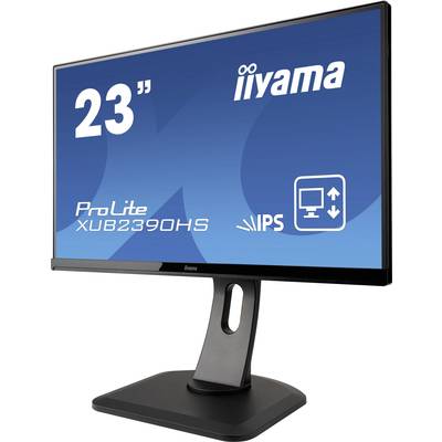 Moniteur LED Iiyama ProLite XUB2390HS-B1 CEE E (A - G) 58.4 cm 23 pouces 1920 x 1080 pixels 16:9 5 ms DVI, HDMI™, VGA AH-1