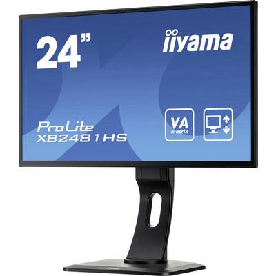 Iiyama ProLite XB2481HS-B1 Moniteur LED 59.9 cm (23.6 pouces) CEE F (A - G);1920 x 1080 pixelsFull HD6 msVGA, DVI, HDMI™-1
