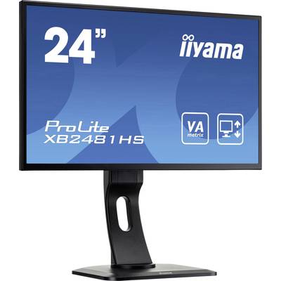 Iiyama ProLite XB2481HS-B1 Moniteur LED 59.9 cm (23.6 pouces) CEE F (A - G);1920 x 1080 pixelsFull HD6 msVGA, DVI, HDMI™-2