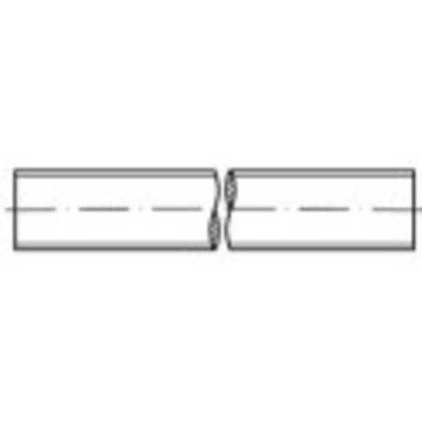 Tige filetée M10 TOOLCRAFT CE134721 1 m acier  1 pc(s)