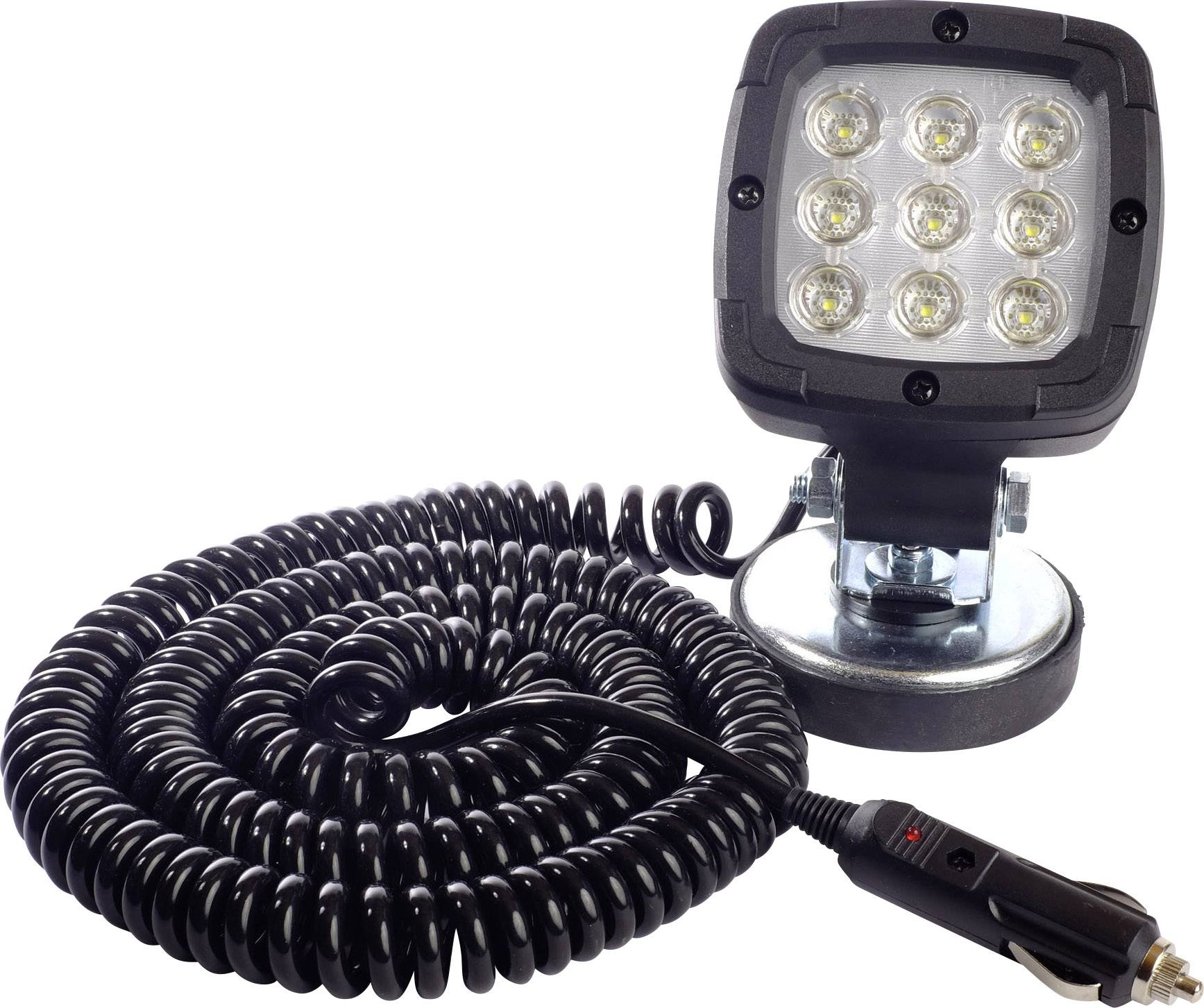 Fristom Projecteur de travail 12 V, 24 V FT-036 LED MAG M30 95037 éclairage de proximité large (l x H x P) 100 x 100 x 7