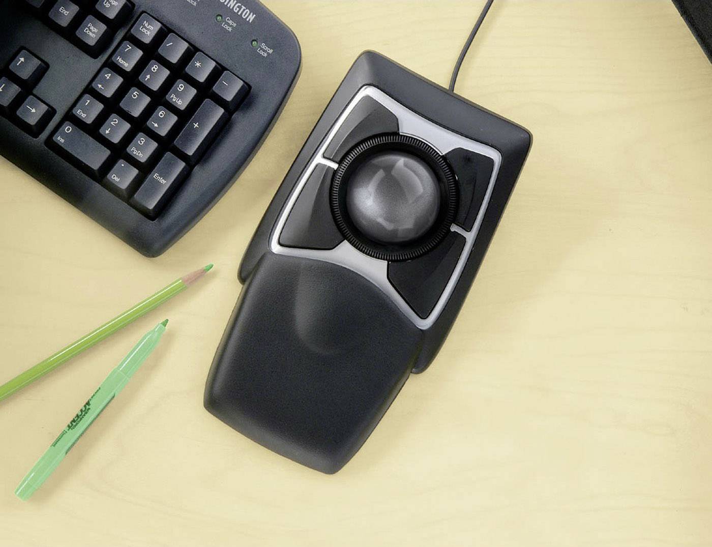 Kensington Expert Trackball USB optique gris Conrad.fr