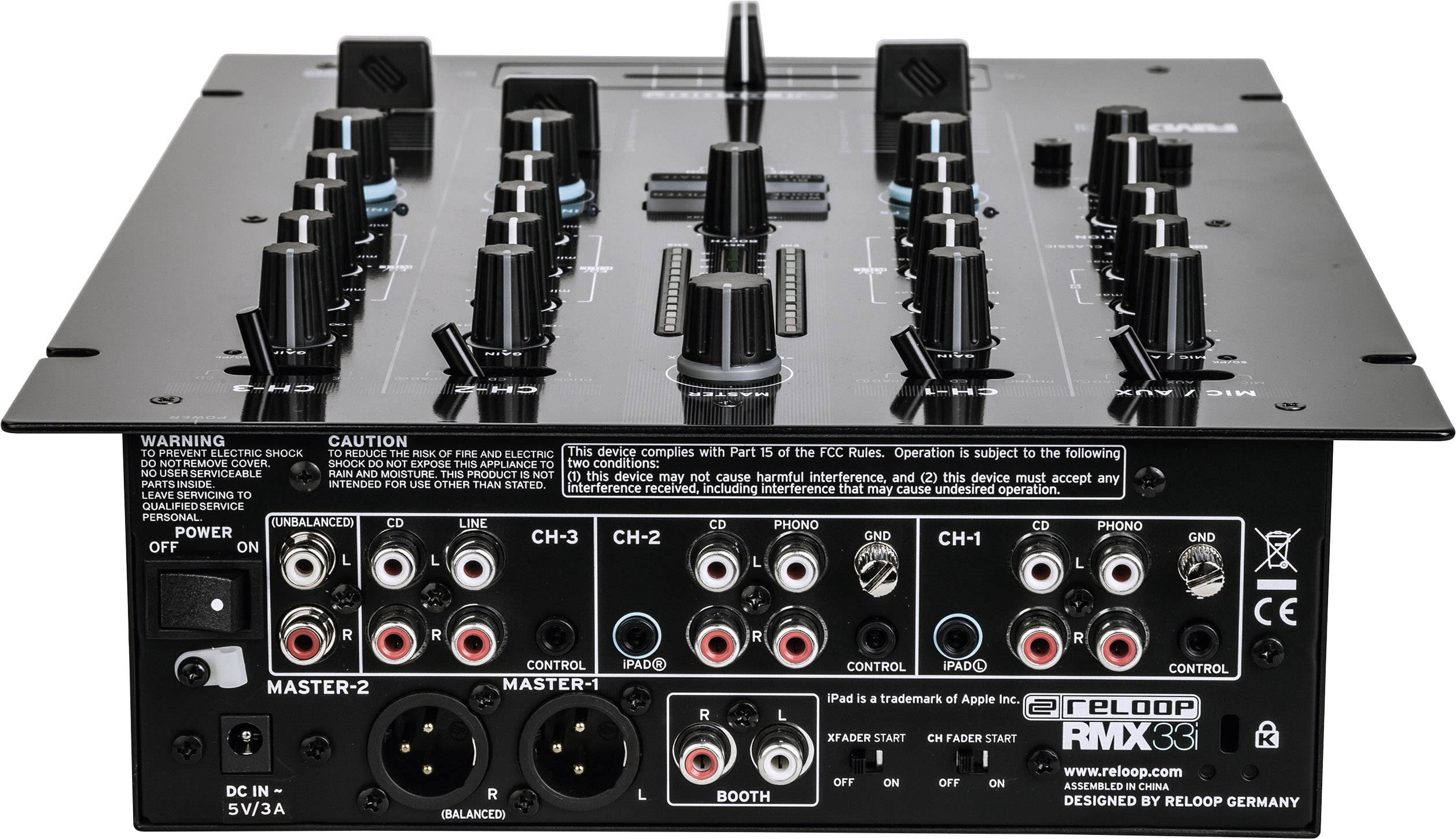 Reloop RMX-33i 3 canaux Table de mixage-3