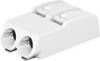 Bornier à ressort WAGO 2060-452/998-404 0.75 mm² Nombre de pôles 2 blanc 1 pc(s)