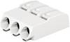 Bornier à ressort WAGO 2060-453/998-404 0.75 mm² Nombre de pôles 3 blanc 1 pc(s)