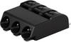 Bornier à ressort WAGO 2060-473/998-404 0.75 mm² Nombre de pôles 3 noir 750 pc(s)
