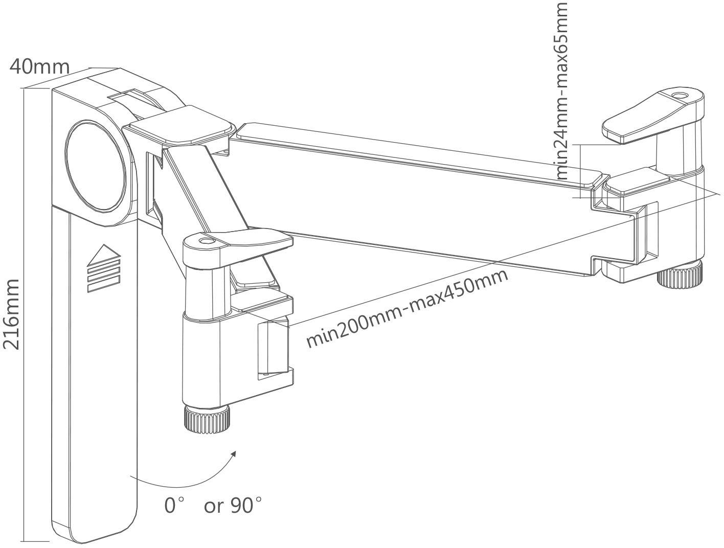 SpeaKa Professional Support pour lecteur Blu-ray Adapté pour série (support): Universel noir-11