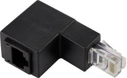 Adaptateur Reseau Informatique Rj45 Renkforce Cat 5e 1x Rj45 Male 1x Rj45 Femelle Coude Vers Le Bas A 90 0 00 M Noi Conrad Fr