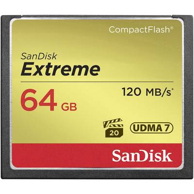 Carte Compact-Flash SanDisk Extreme® 64 GB