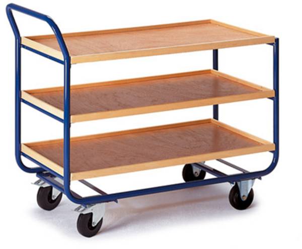 ROLLCART  Rollcart  1363966    Servante d'atelier    acier    Charge max: 250 kg  bleu gentiane (RAL 5010)