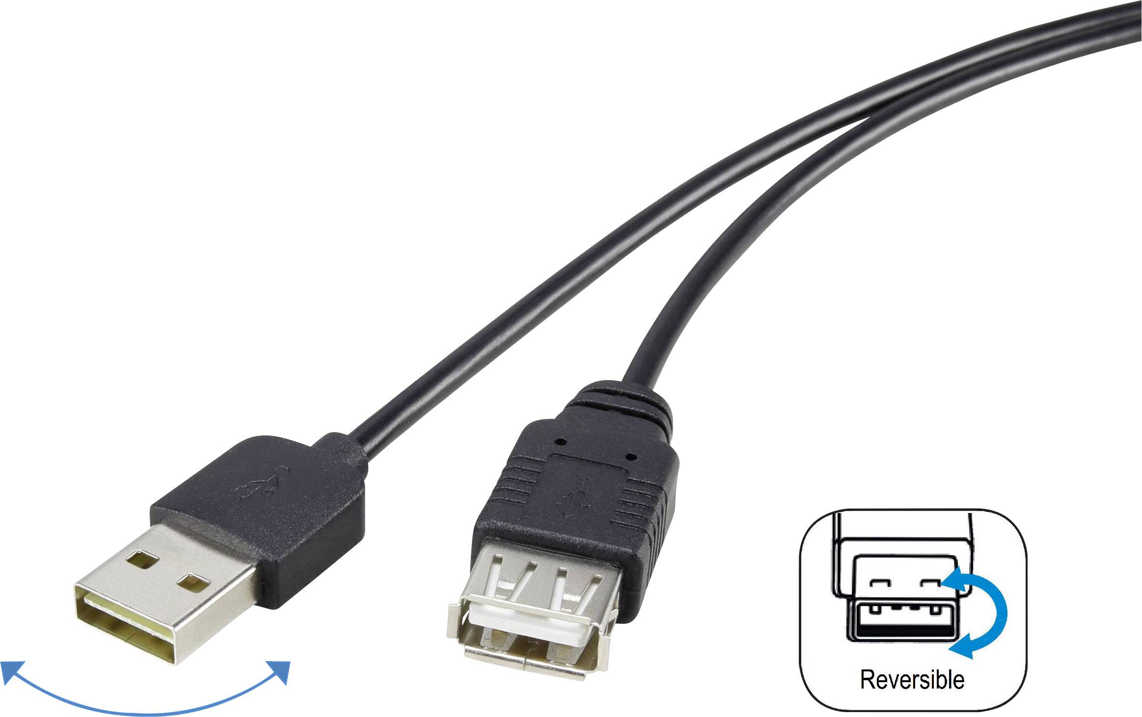 Rallonge Port USB Male Femelle 1.80m