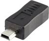 Renkforce USB 2.0 Adaptateur [1x USB 2.0 mâle Mini-B - 1x USB 2.0 femelle Micro-B] rf-usba-08 contacts dorés
