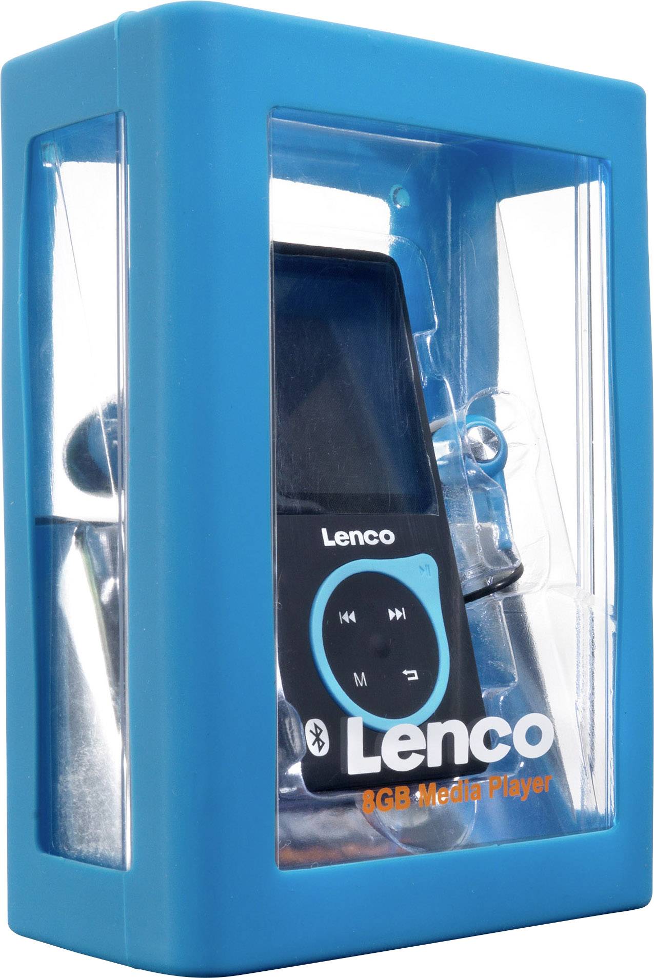 Lecteur MP3, Lecteur MP4 Lenco Xemio777 BT 8 Go noir, bleu Bluetooth