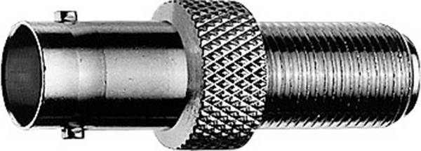 Adaptateur coaxial Telegärtner 100023640 BNC femelle - F femelle 1 pc(s)