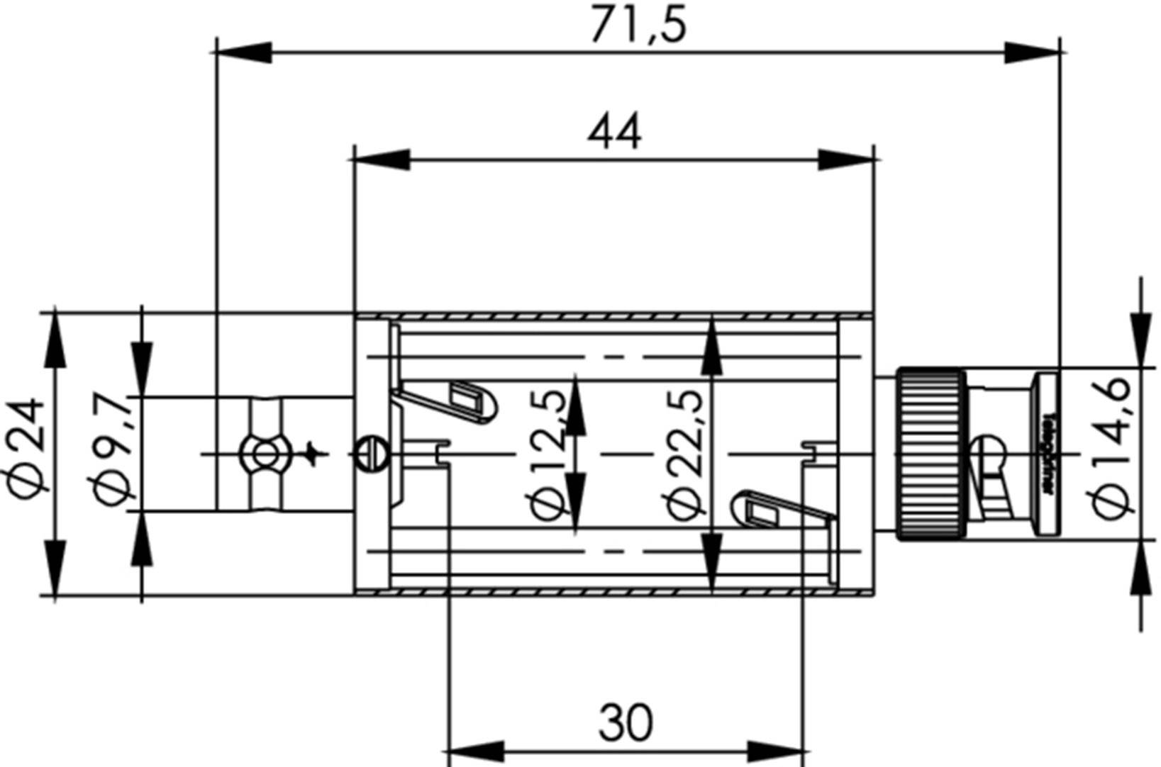 Adaptateur BNC Telegärtner J01008A0807 BNC femelle - BNC mâle 1 pc(s)-4