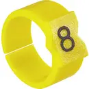 TE Connectivity STD12Y-1 Clip de marquage Impression 1 Plage de Ø extérieur 4.50 à 6 mm 9-1768044-9