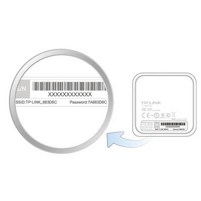 SSID : TP-LINK_663D6C et Mot de passe : 7A663D6C sur un appareil TP-Link. Important pour les paramètres de connexion Wi-Fi.