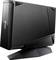Un lecteur externe noir et élégant de la marque Asus au design moderne, positionné verticalement.