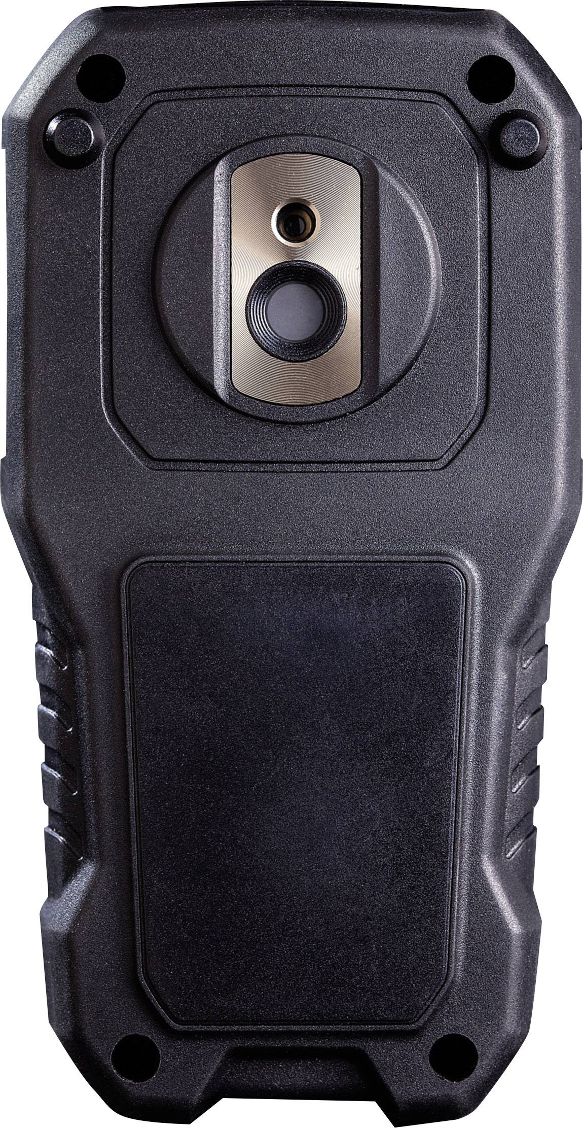 Un dispositif robuste et portable avec une caméra sur le dessus, probablement conçu pour capturer des vidéos ou des photos dans des environnements difficiles.