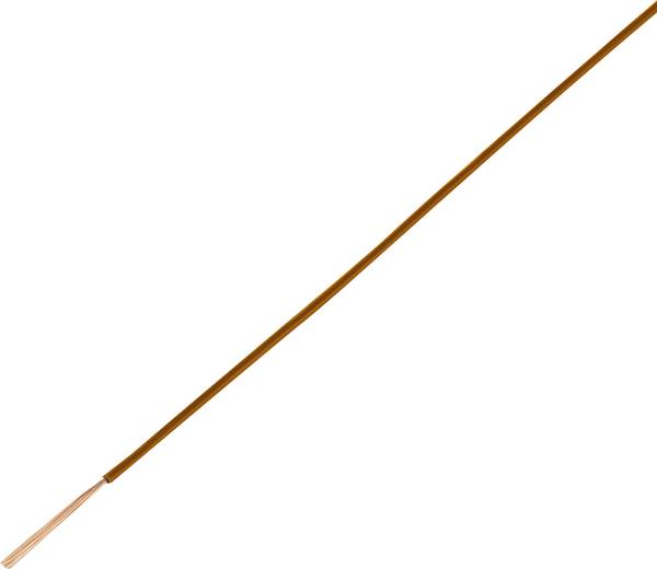 TRU COMPONENTS 1568630 Câble pour l'automobile FLRY-A 1 x 0.35 mm² marron 50 m