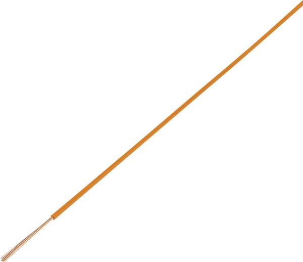TRU COMPONENTS 1568690 Câble pour l'automobile FLRY-B 1 x 1 mm² orange 50 m