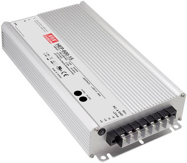 Alimentation à découpage boîtier alu MEAN WELL HEP-600-24