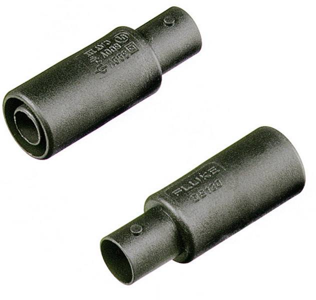Fluke BB120 Adaptateur de mesure BNC femelle - femelle 4 mm contact protégé noir