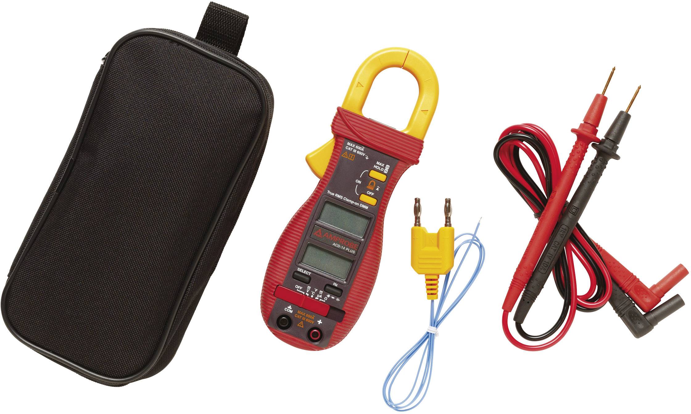 Beha Amprobe ACD-14 PLUS-D Multimètre , Pince ampèremétrique numérique CAT III 600 V Affichage (nombre de points): 4000-1