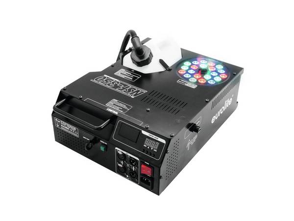 Eurolite NSF-350 LED Hybrid Spray Fogger Machine à brouillard avec télécommande sans fil, avec effet lumineux
