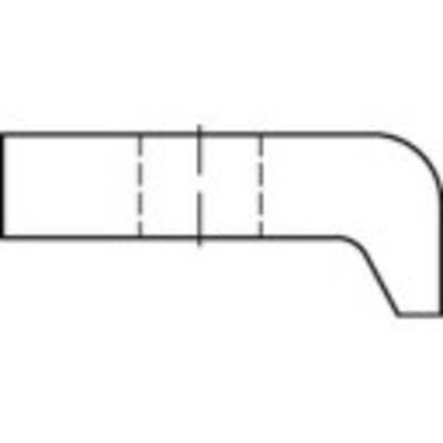 Plaques de serrage  TOOLCRAFT  137756 (Ø x L) 60 mm x 10 mm acier galvanisé 60 mm