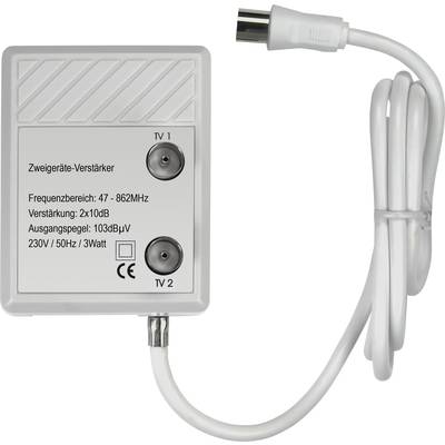 Amplificateur TV Renkforce RF-4318094 2 voies 20 dB 1 pc(s)
