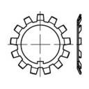 TOOLCRAFT 137813 Rondelle de blocage Diamètre intérieur: 60 mm Diamètre extérieur: 86 mm DIN 5406 acier 10 pc(s)