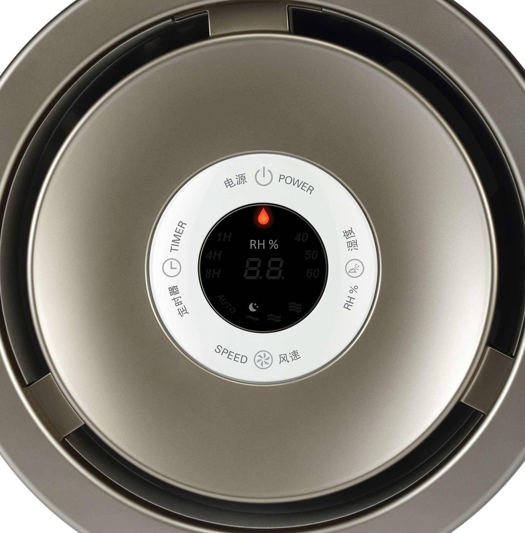 Philips HU4803/01 Humidificateur 1 pc(s) blanc, gris-8