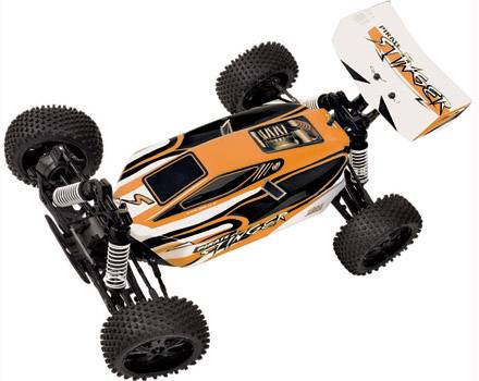 Buggy électrique T2M Pirate Stinger brushed 2,4 GHz 4 roues motrices (4WD) prêt à fonctionner (RtR) 1:10-10