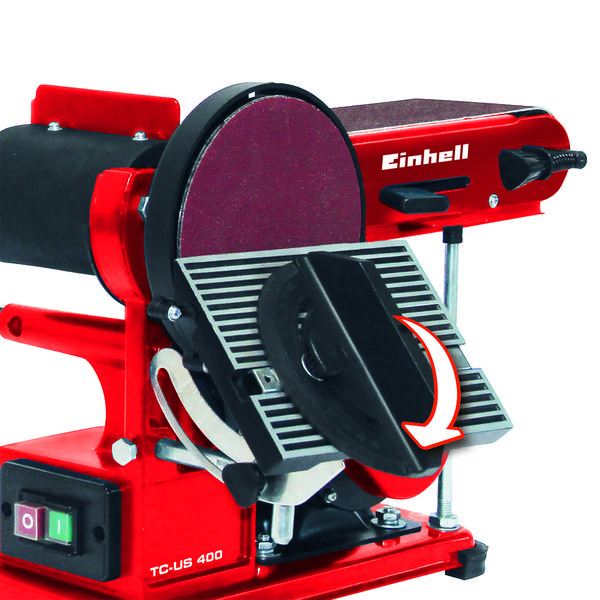 Ponceuse à bande et à disque Einhell TCUS 400 4419255 TCUS 400 375 W 150 mm 1 pc(s) Conrad.fr