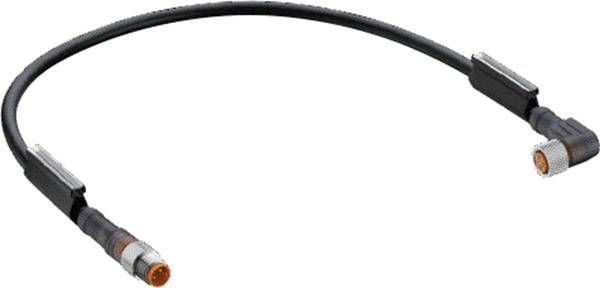 Connecteur confectionné pour capteurs/actionneurs Belden RSMV 3-RKMWV/LED A 3-224/1M 43679-10 M8 mâle, droit, femelle, coudé 1.00 m Nombre de pôles: 3 10 pc(s)