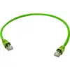 Telegärtner L00003A0095 RJ45 Câble réseau, câble patch CAT 6 S/FTP 5.00 m jaune, vert 1 pc(s)
