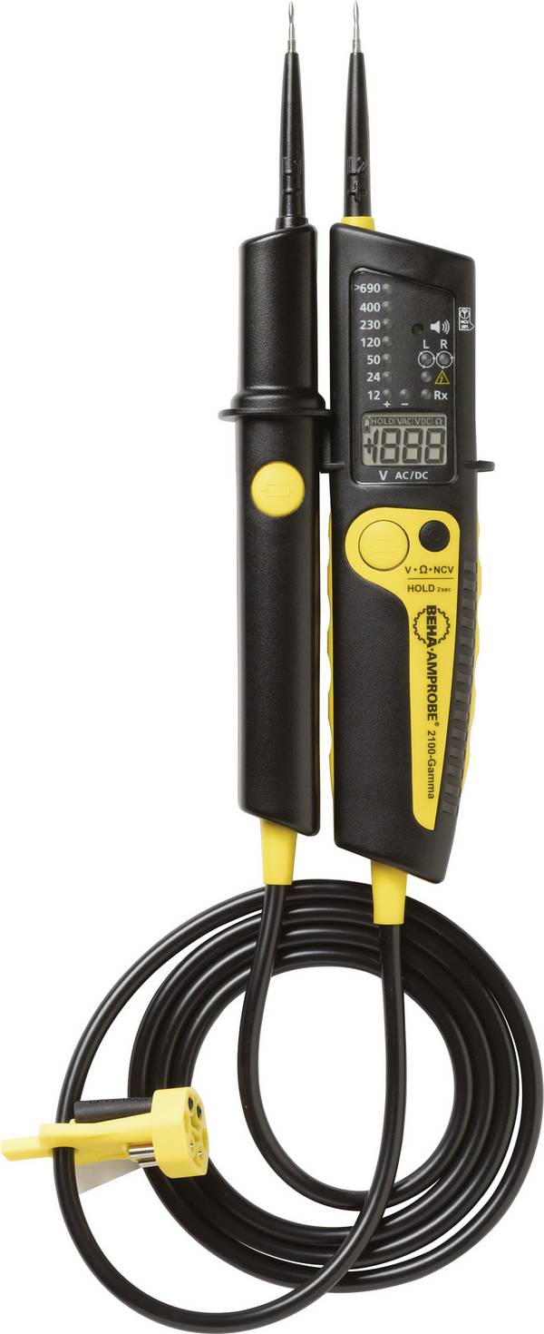 Testeur de tension à 2 pôles Beha Amprobe 2100-GAMMA+ 4709243  CAT III 1000 V, CAT IV 600 V Acoustique, LCD, LED 1 pc(s)
