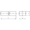 Acier à clavette TOOLCRAFT 138544 Acier C45 + C (L x l) 1000 mm x 8 mm 1 pc(s)