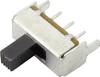 Interrupteur à glissière TRU COMPONENTS CSS-1202 1386943 50 V/DC 0.3 A 1 x Off/On 1 pc(s)