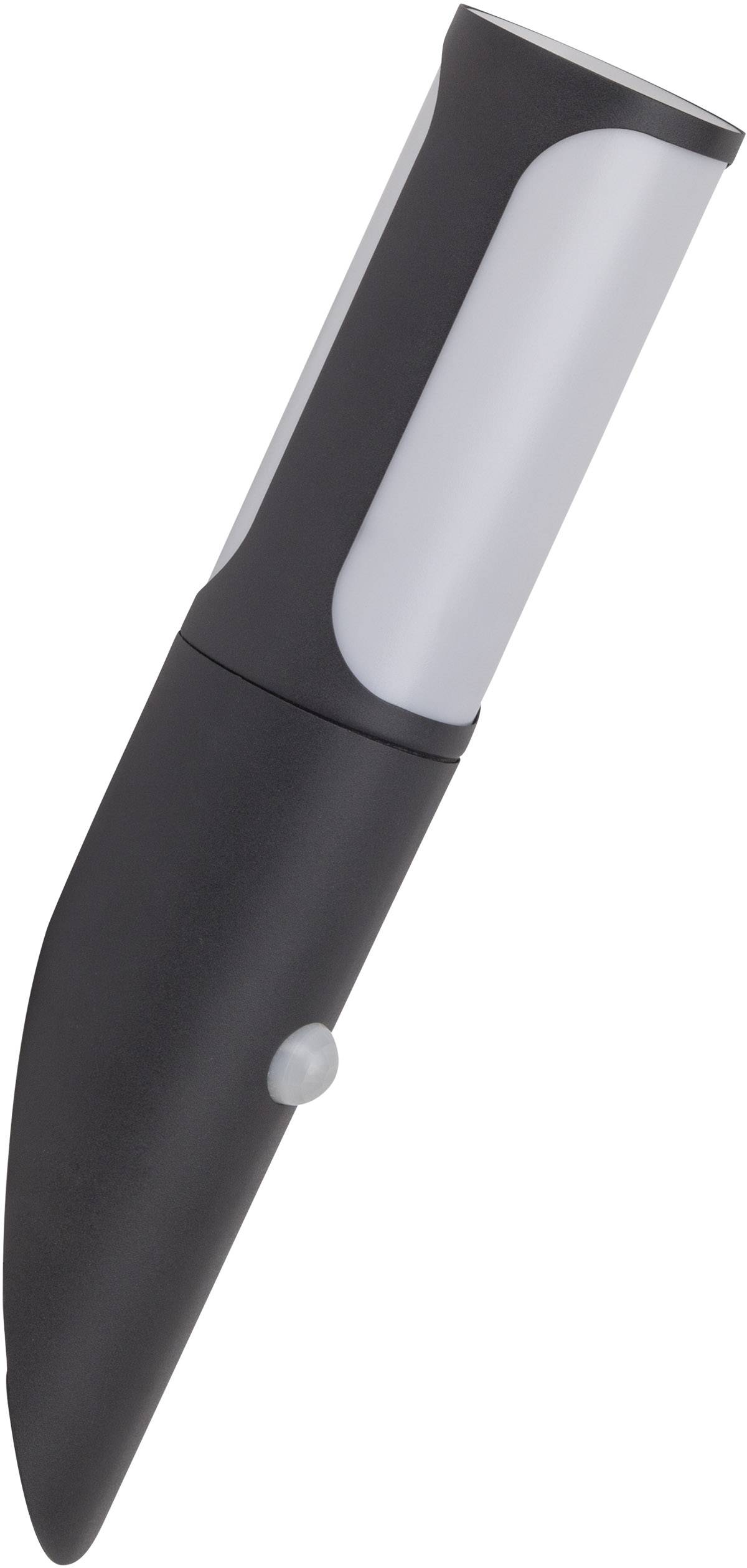 Brilliant Gap 43597/63 Applique extérieure avec détecteur de mouvement Ampoule à économie d'énergie, LED E27 20 W anthra-1