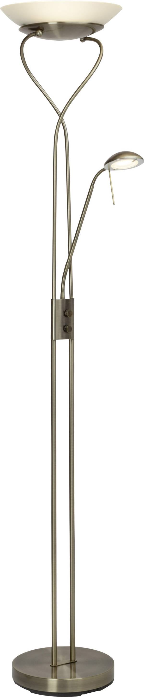 Brilliant Ollie Lampadaire à LED éclairage indirect avec lampe de lecture LED  18 W CEE: F (A - G) laiton